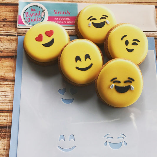 How to make an Emoji face iced cookie