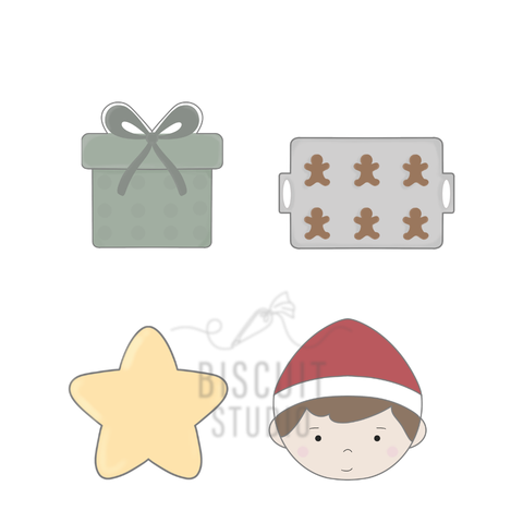 Mini Christmas 6cm Cookie Cutter Set