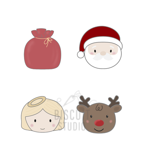 Mini Christmas 6cm Cookie Cutter Set