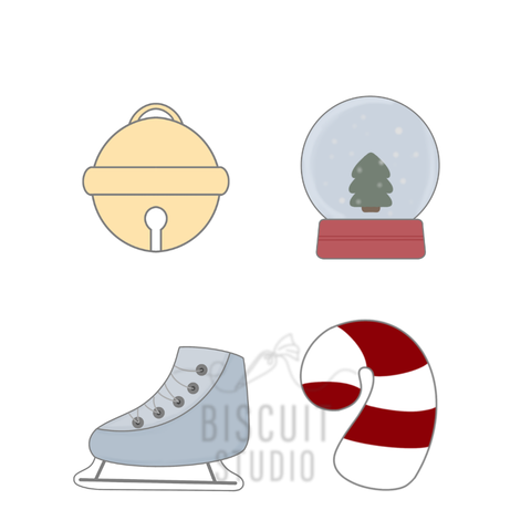 Mini Christmas 6cm Cookie Cutter Set