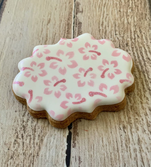 *Hibiscus cookie stencil 2 set