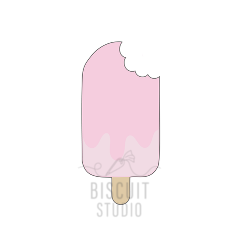 Ice Lolly With Bite Cookie Cutter