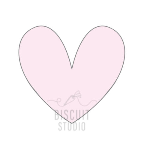 heart shape cookie cutter by Biscuit Studio