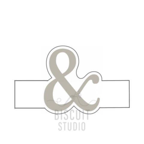 Together ampersand cookie cutter