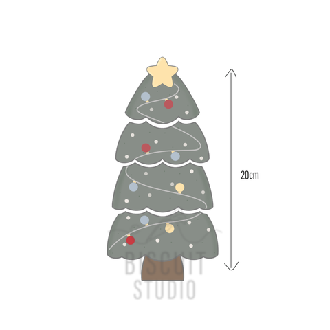 Tree with 4 parts Cookie Cutter