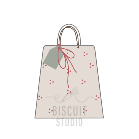 Gift Bag Cookie Cutter