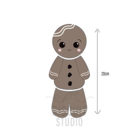 3 part Ginger Bread Man Cookie Cutter set