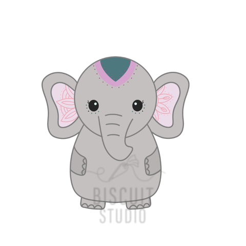 Standing elephant Cookie Cutter