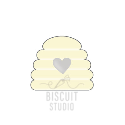 Bee hive cookie cutter