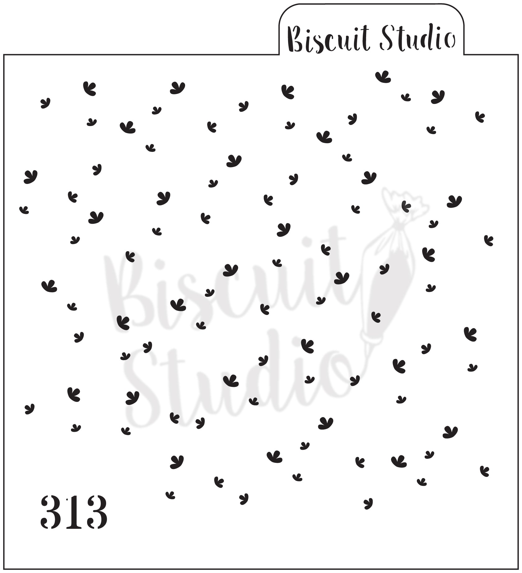 Cactus 3 set cookie stencil