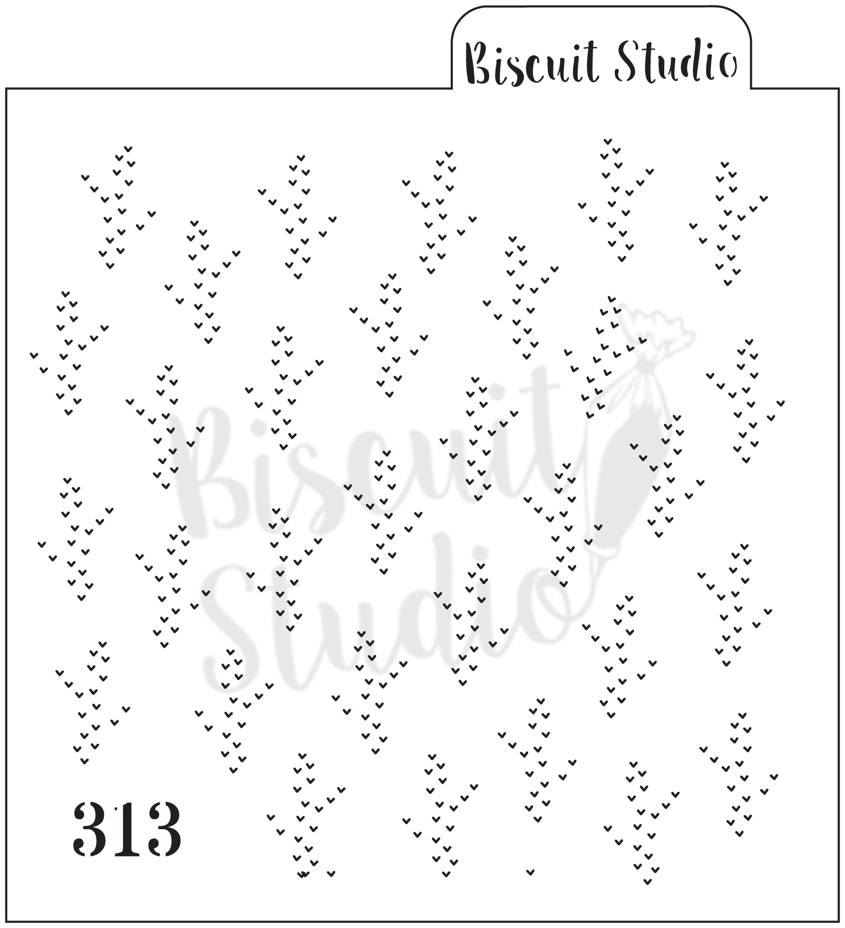 Cactus 3 set cookie stencil