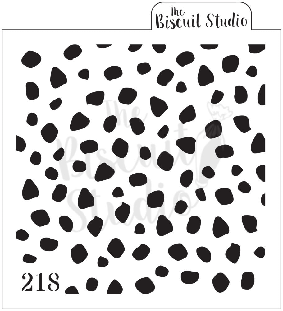 *Cheetah print cookie stencil (2 stencils)