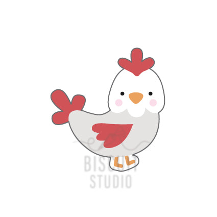 Chicken cookie cutter