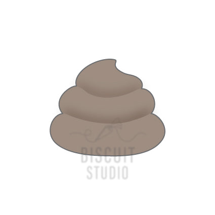 Dog Poo cookie cutter