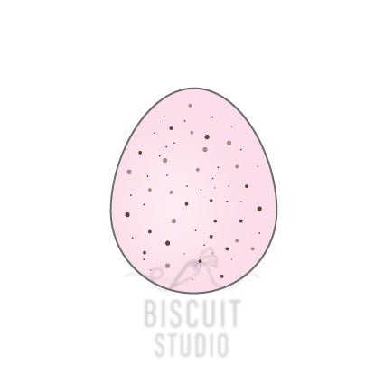 Easter egg cookie cutter