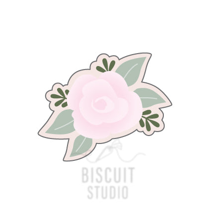 Floral cluster cookie cutter