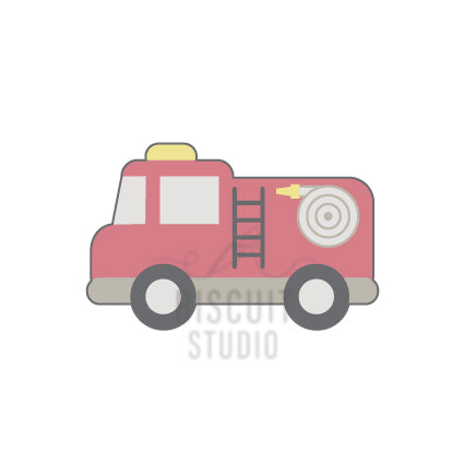 Fire Engine Cookie Cutter
