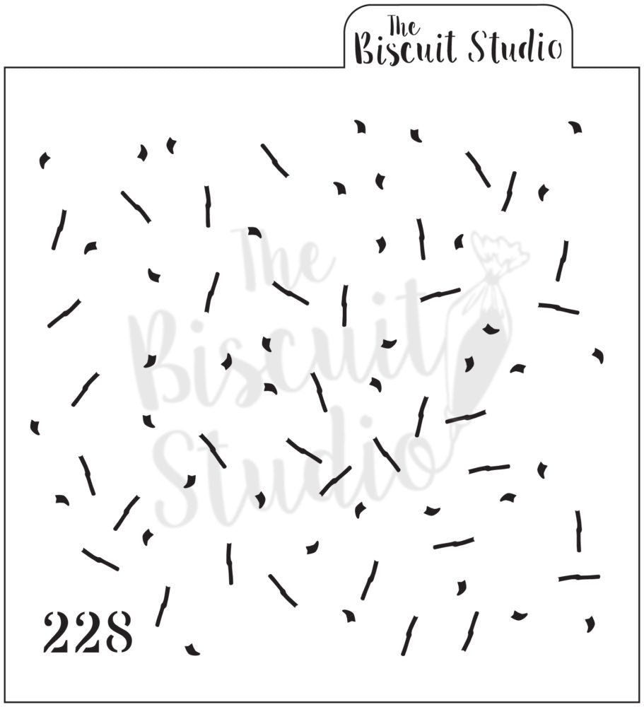 Mixed flamingo background cookie stencil (2 set)