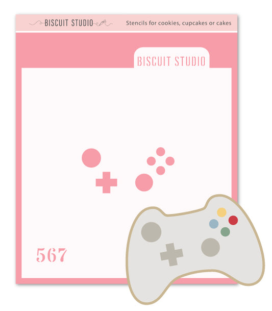 Game controller stencil cutter set