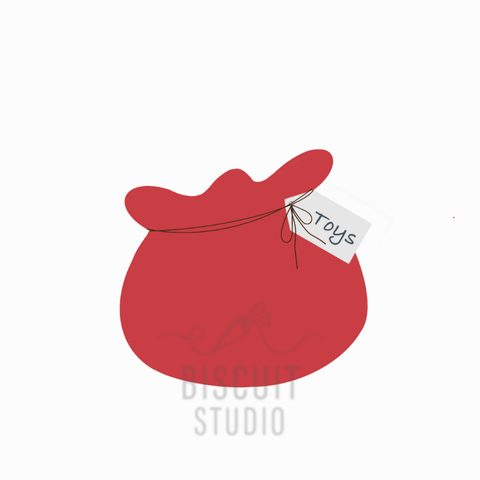 Chubby Toy Sack Cookie Cutter design by biscuit studio
