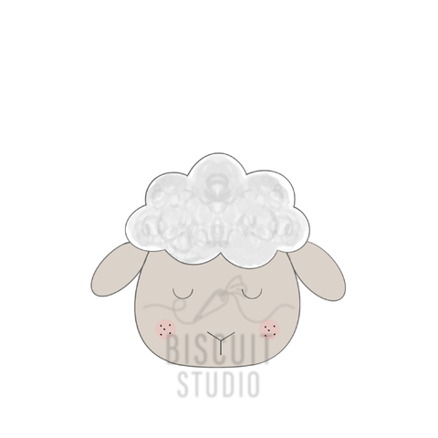 Lamb Face Cookie Cutter