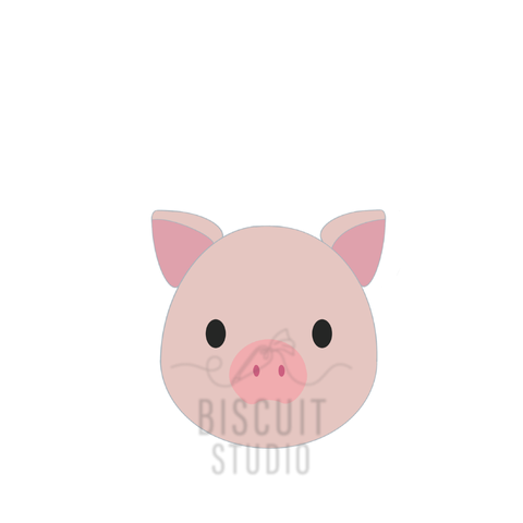 Pig Face Cookie Cutter