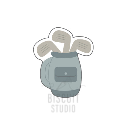 Golf Clubs Cookie Cutter