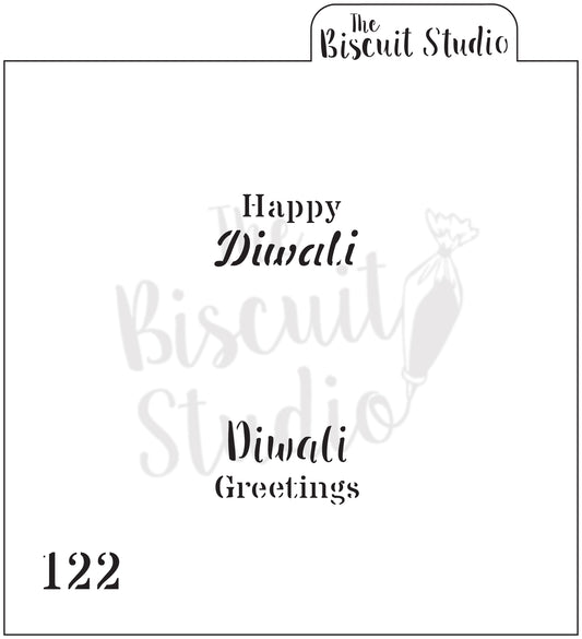 Diwali cookie stencil