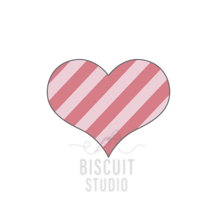 Chubby Heart Cookie Cutter by Biscuit Studio