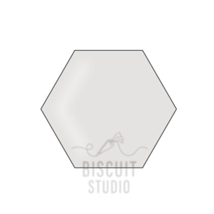 Hexagon cookie cutter