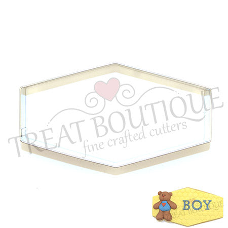 Treat Boutique hexagon tall / coffin cookie cutter