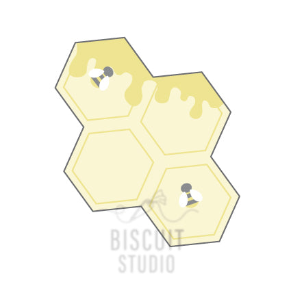 Honeycomb cookie cutter