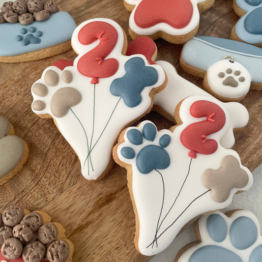 Dog Balloon bunch cookie cutter
