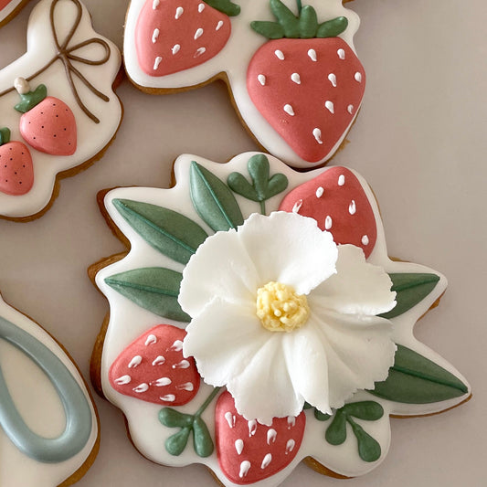 Strawberry Cluster Cookie Cutter