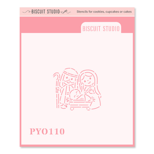 Mary & Joseph PYO cookie stencil