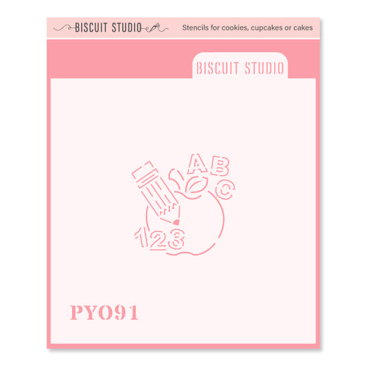 Apple Pencil PYO cookie stencil