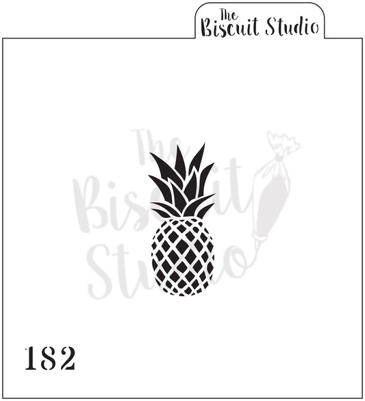 Pineapple cookie stencil