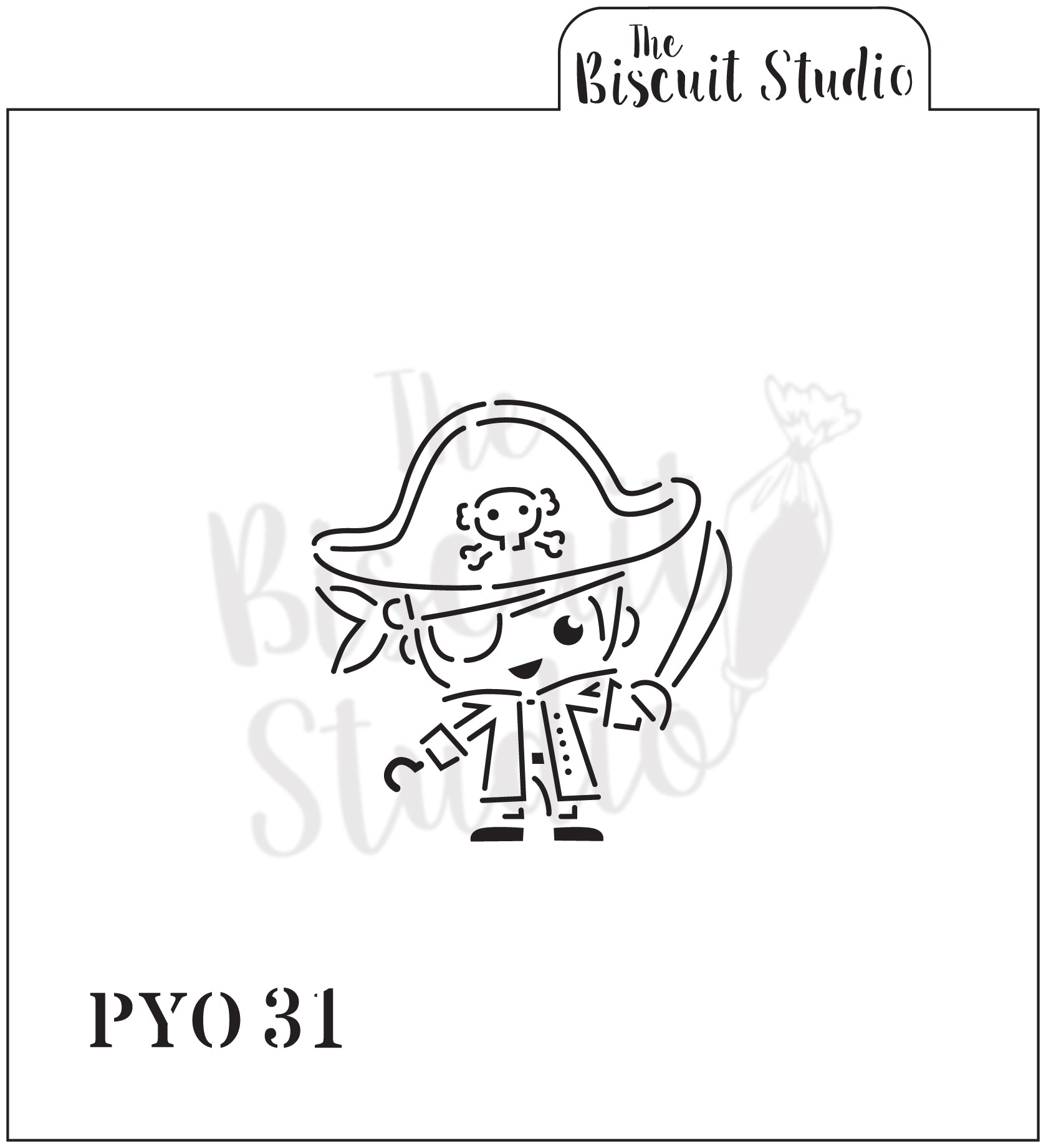 *PYO pirate cookie stencil