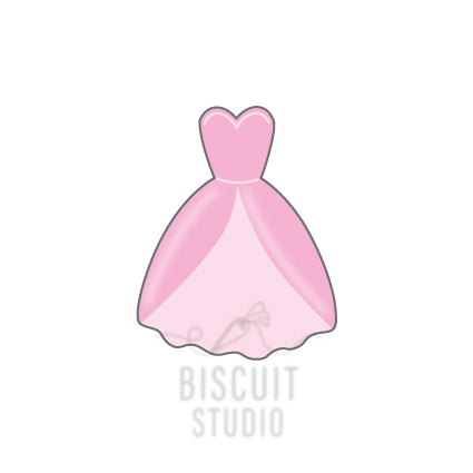 Princess / wedding dress cookie cutter
