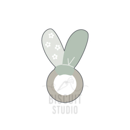 Knotted Teether Cookie Cutter – food safe PLA cookie cutter by Biscuit Studio