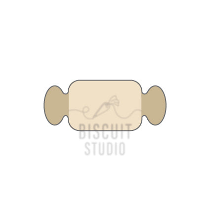 Rolling pin Cookie Cutter