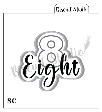 Number eight cutter / stencil set