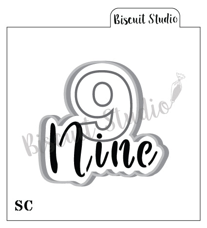 Number nine cutter / stencil set