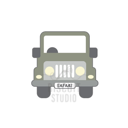 Safari Truck Cookie Cutter