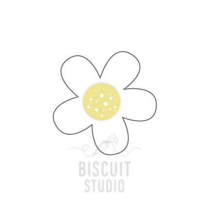 Simple Daisy Cookie Cutter