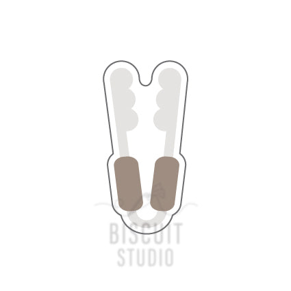 Braai Tongs Cookie Cutter