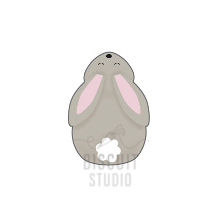 Looking up Bunny Cookie Cutter