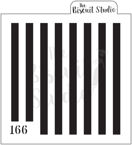 Wide stripes cookie stencil