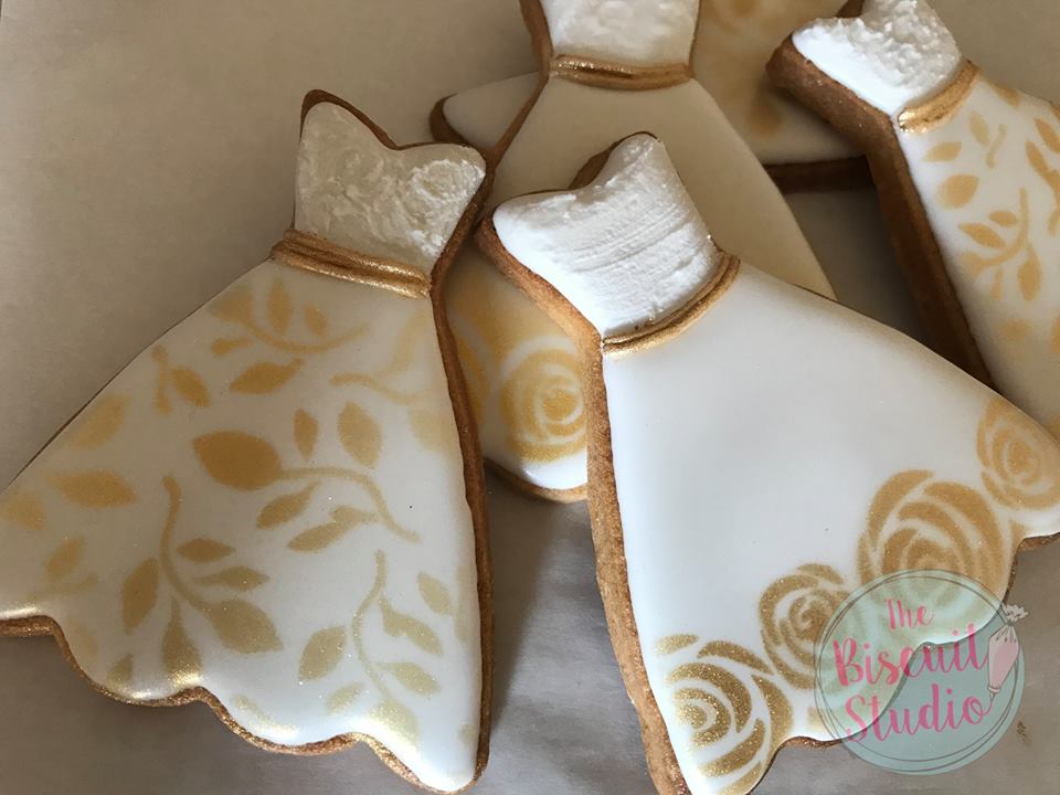 Leaf pattern cookie stencil
