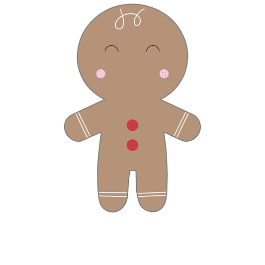 Tall gingerbread man cookie cutter